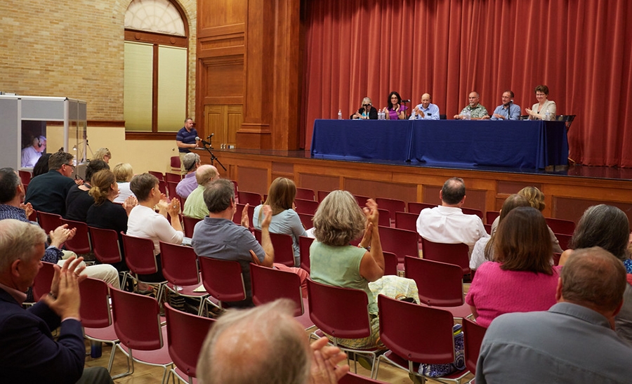 Panelists talked about the past, present, and future of immersive learning at Middlebury.