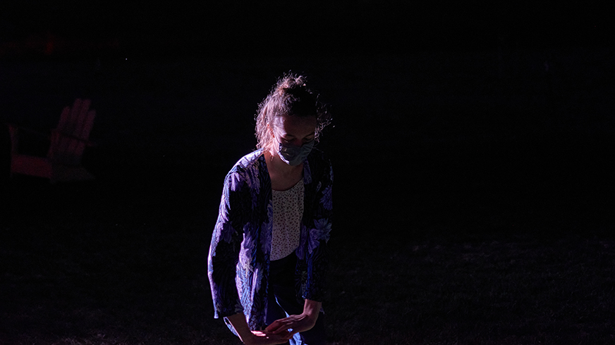 Middlebury dancers practice.