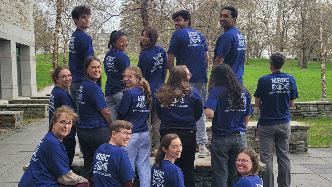 MBBC students and faculty members celebrating their major and building community.
