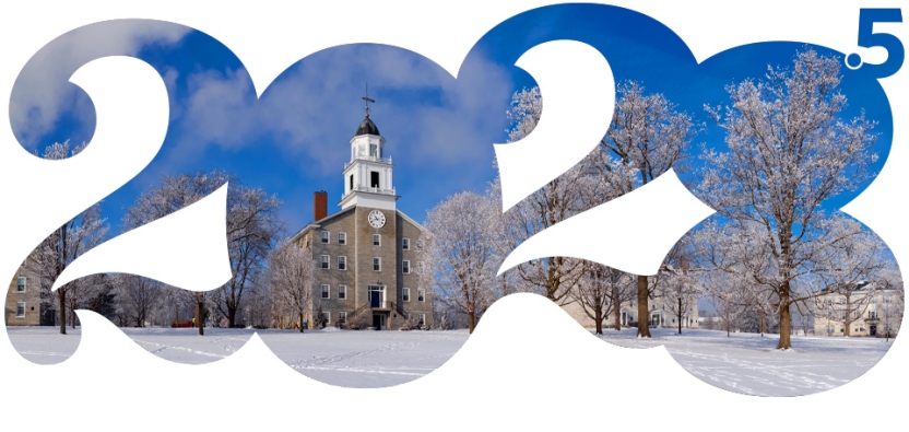 A 2027.5 graphic with an image of Middlebury's campus cropped inside.