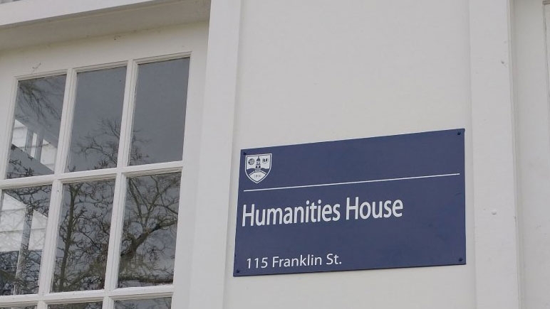 Exterior of the Humanities House at 115 Franklin Street.