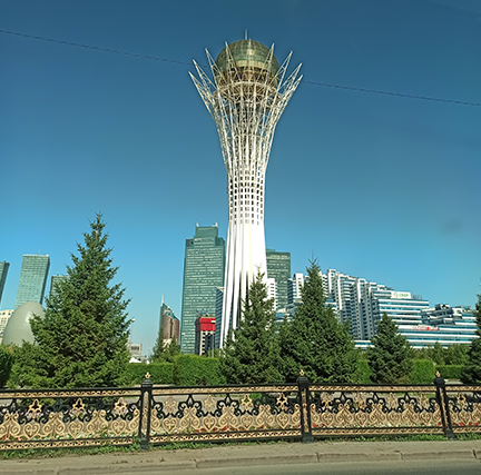 Baiterek is a monument and observation tower in Astana.