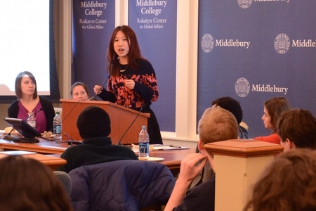 &lt;p&gt;&lt;em class=&quot;caption&quot;&gt;Jialong Wu, an undergraduate from Sichuan province, discussed the concept of 'Hanization' in China.&lt;/em&gt;&lt;/p&gt;