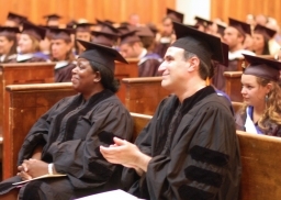 Doctor of Modern Languages recipients Norma E. George and Michael D.S. Herrera