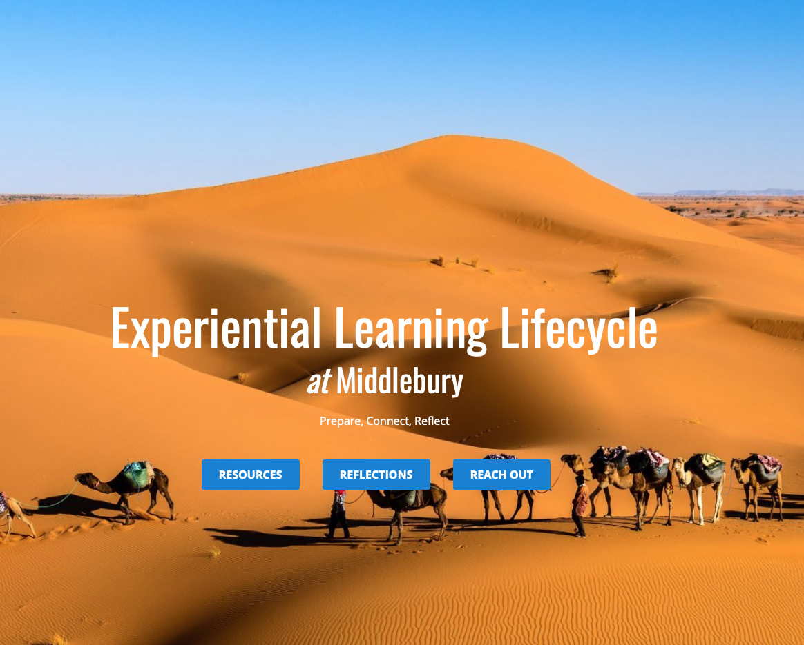 Faculty and Staff Team Wins Award for Experiential Learning Lifecycle | Middlebury News and Announcements Faculty and Staff Team Wins Award for Experiential Learning Lifecycle | Middlebury News and Announcements