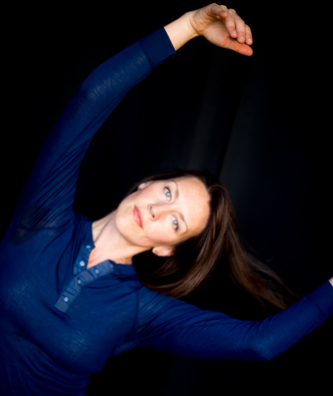 Photo of Middlebury professor Laurel Jenkins in a dance pose.