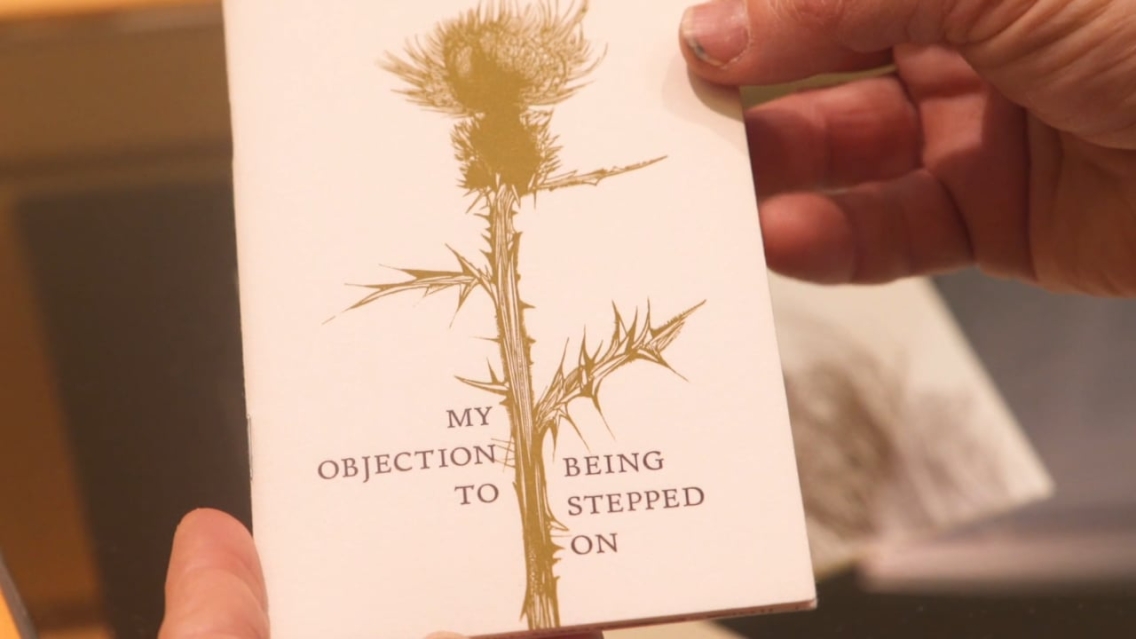 Robert Frost Holiday Cards on Display at the Davis Family Library Middlebury News and