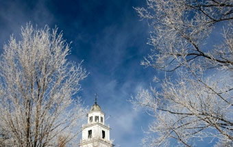 Frosty Sky Old Chapel