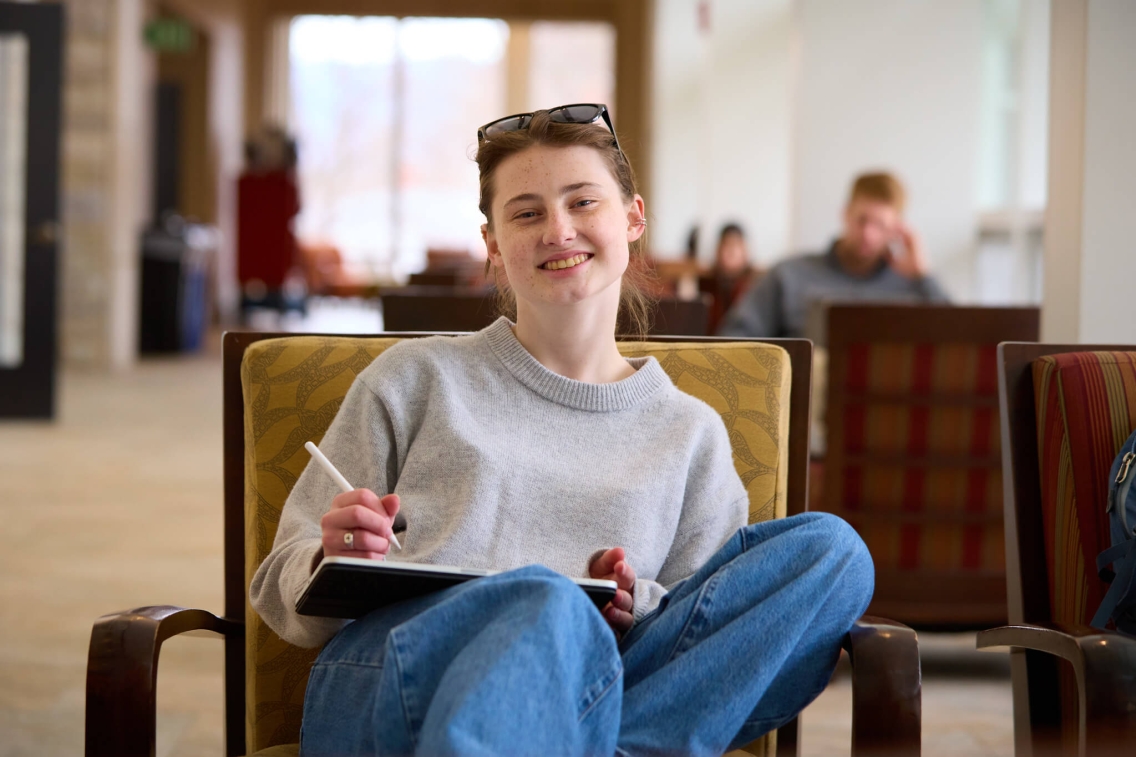 Jane Kelly ’27 in Axxin Writing