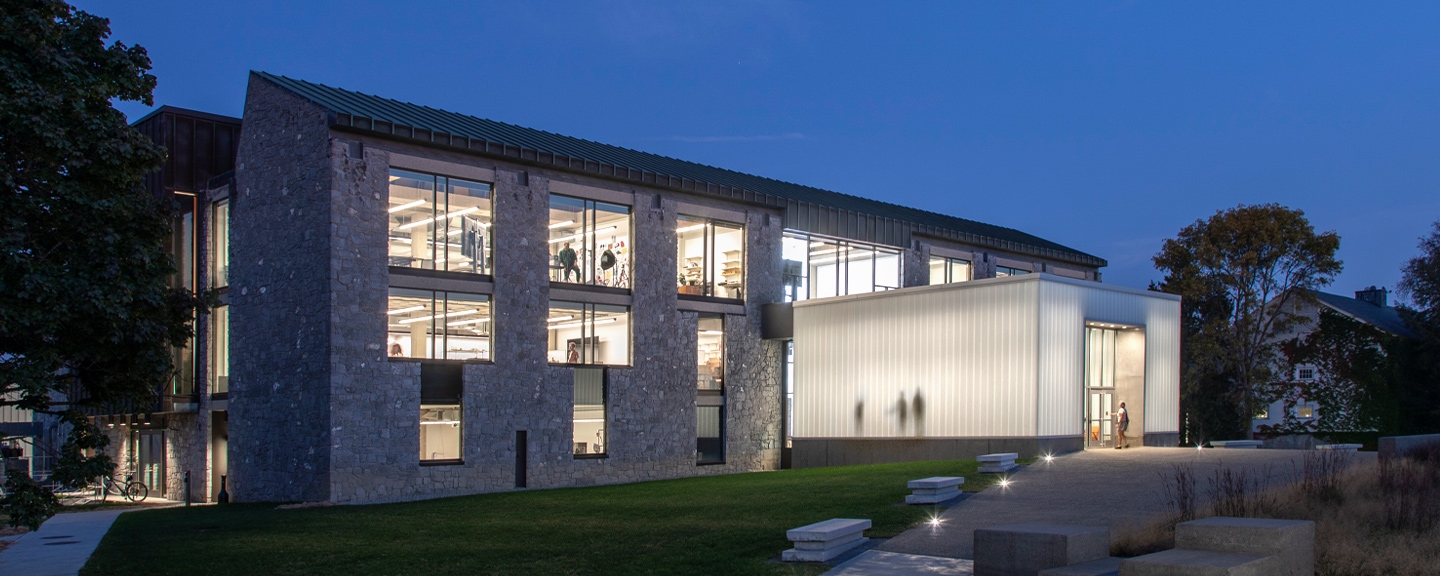 Outside of the Christian A. Johnson Memorial Building. Photo: © David Sundberg/Esto