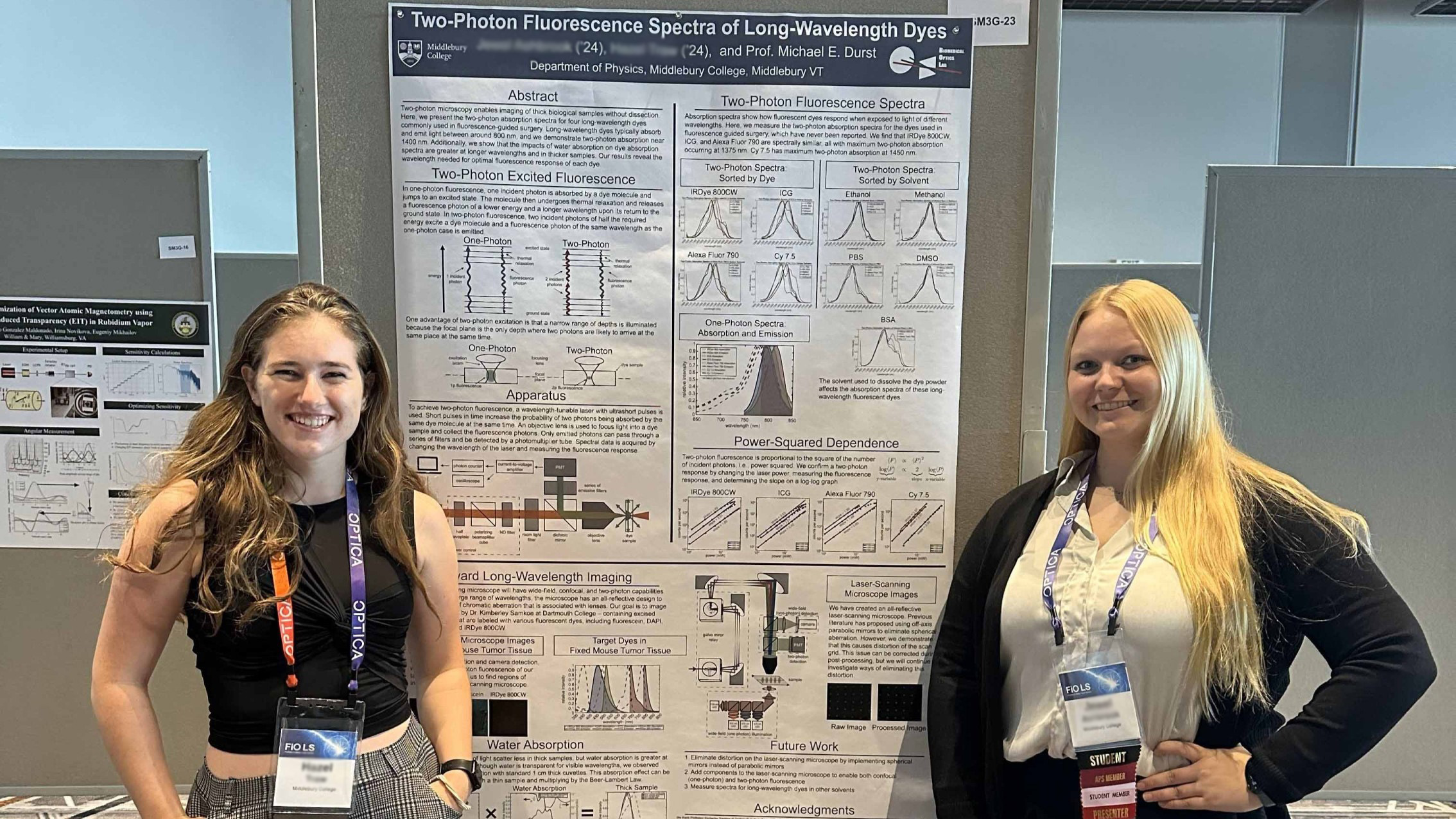 students present at conference