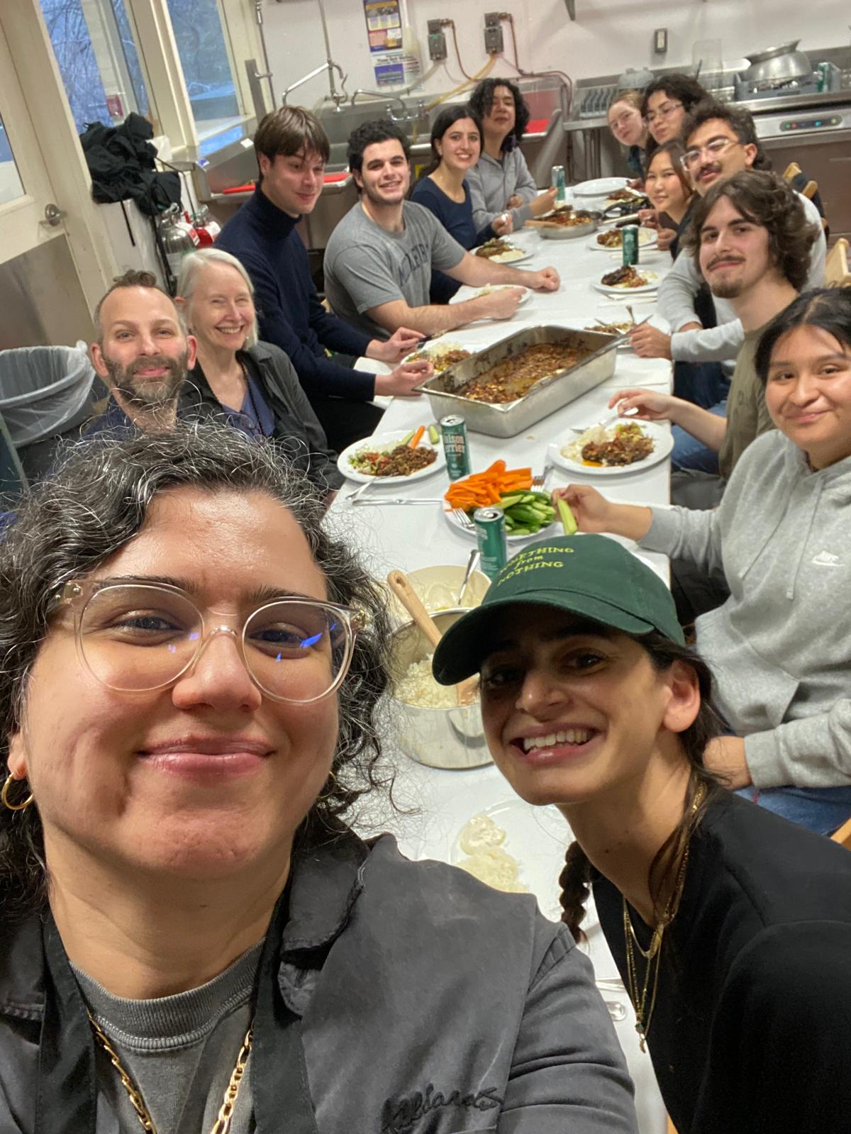 Chef Dima Adra teaches a Lebanese cooking class