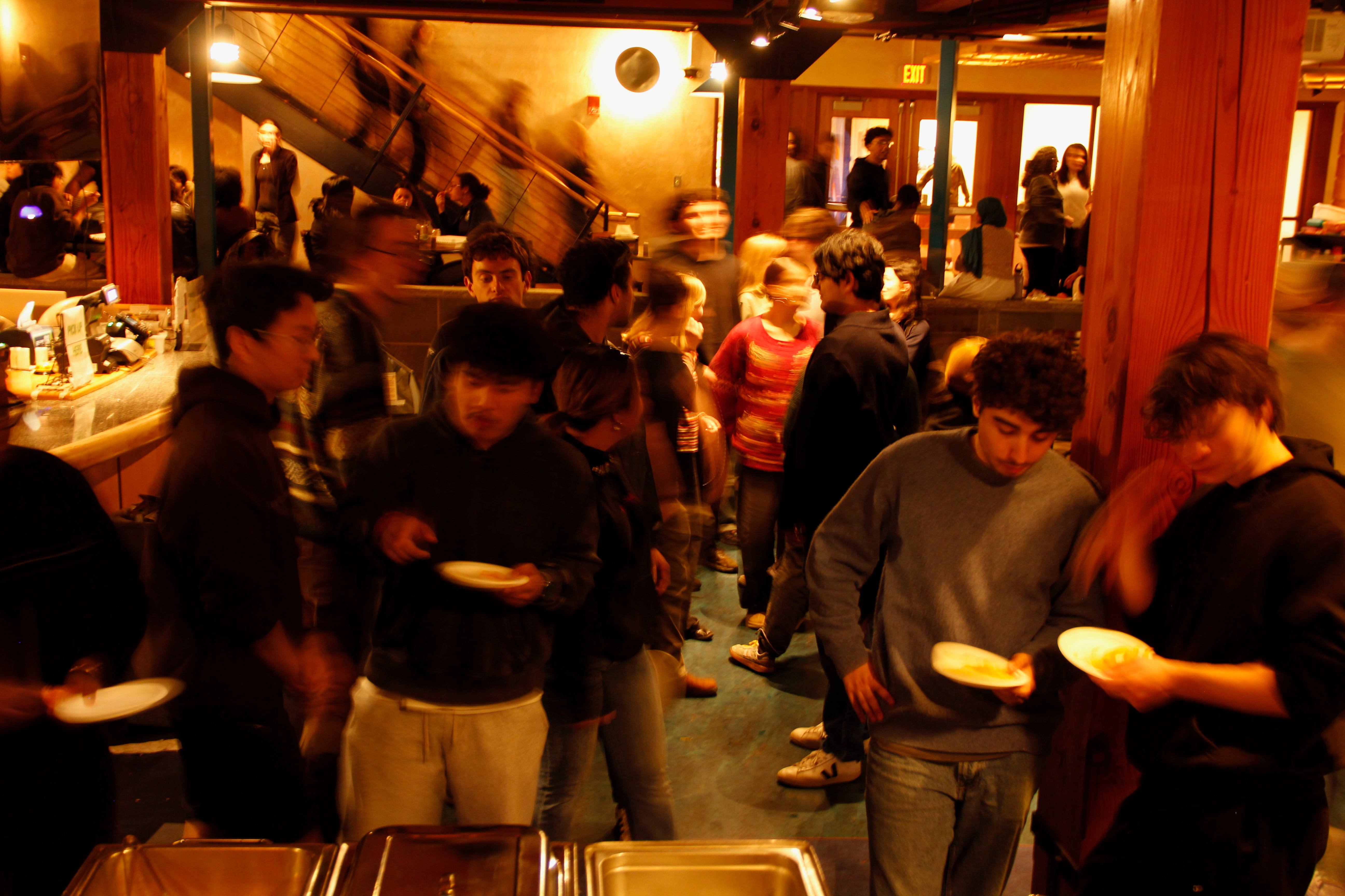 The second shawarma night garnered over 200 students