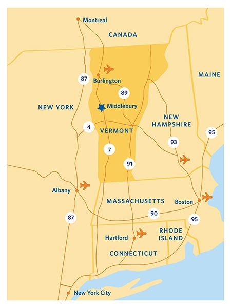 Vermont Map