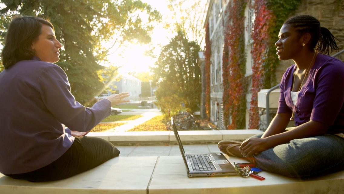 Each new student has the opportunity to get guidance from their FYS advisor and to build a strong relationship with them beyond their first semester.