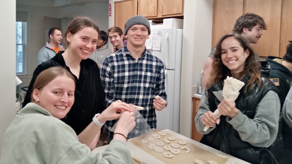 Students in the Spanish House.