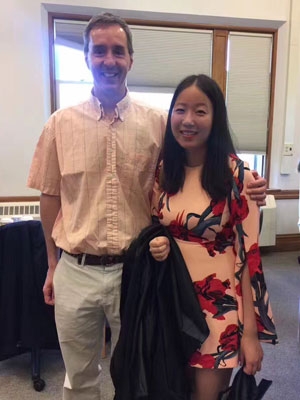 Steve Abbott and Jingyi Wu '17