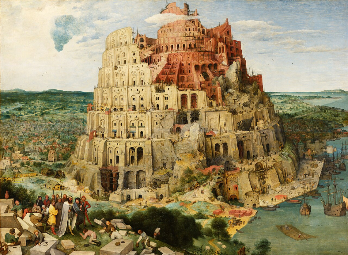 An image of Bruegel's Tower of Babel