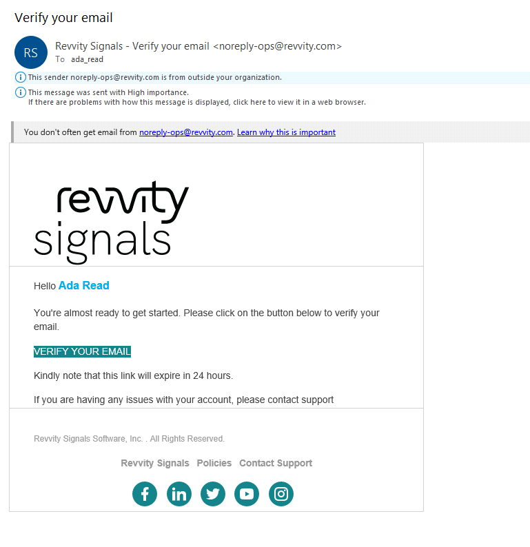 Verification E-Mail