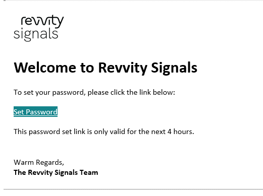 Welcome to Revvity Signals