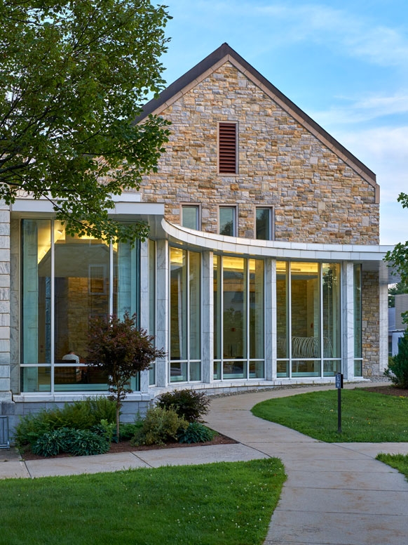 Exterior of Axinn Center for the Humanities