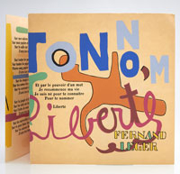 French text on a folder