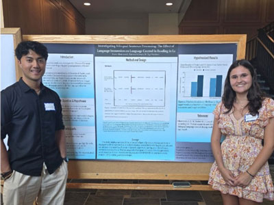 Islam Abushareah and Katrina Schwarz