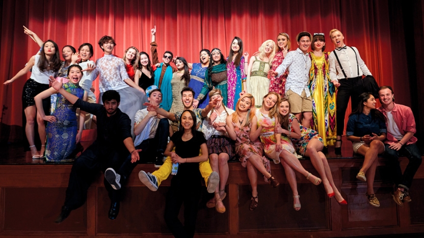 Cast photos from the annual International Student Organization's Cultural Show