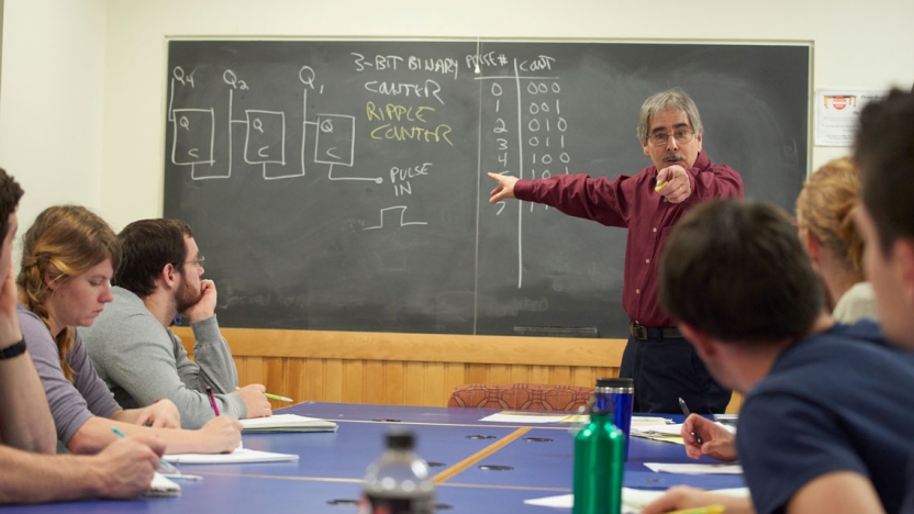 Professor Wolfson teaching a class.