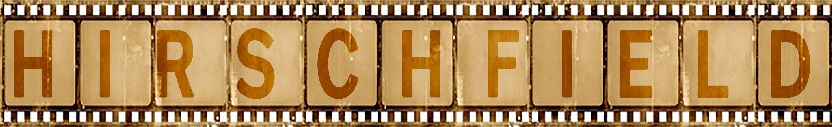 Hirschfield, written on a piece of film strip.