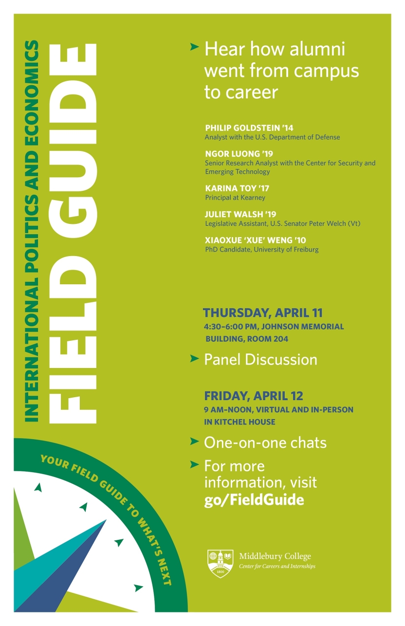 IP&E 2024 Field Guide Poster, April 11 and 12