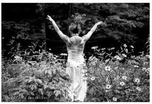 Person with hands in the air