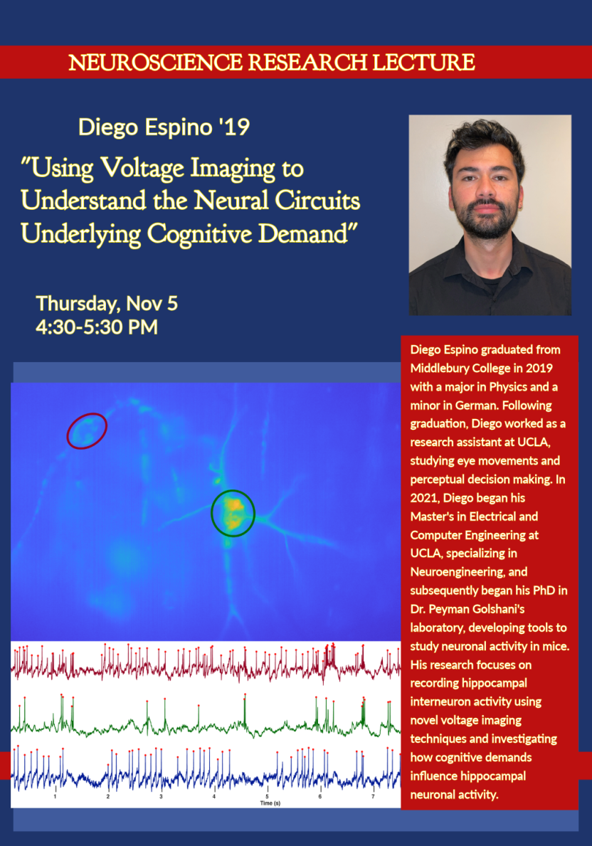 Lecture info for Diego Espino