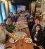 students joined the alumni for a dinner and continued conversation.