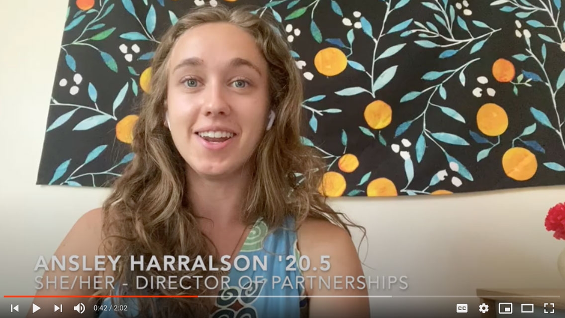 Ansley Harralson of the GlobeMed student organization.