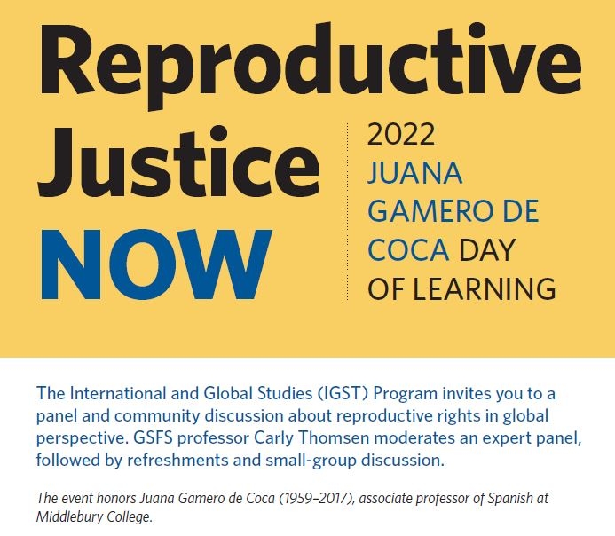 Reproductive Justice Now 2022