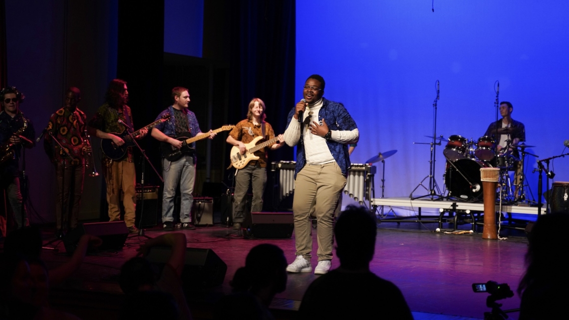 Afropop band performs at the Fall 2023 Concert