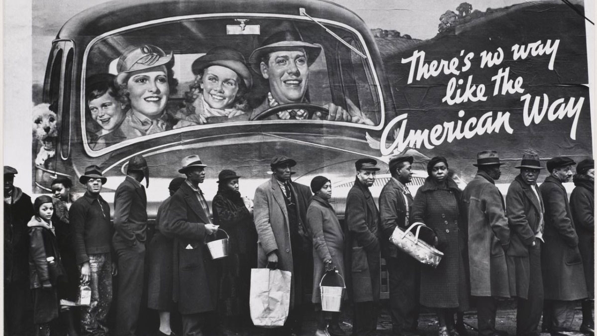 Billboard for the American Way from the 50s.