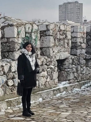 Oshin Bista ‘20 in Niš, Serbia working on her thesis which is turning towards focusing on gender performance in urban spaces.
