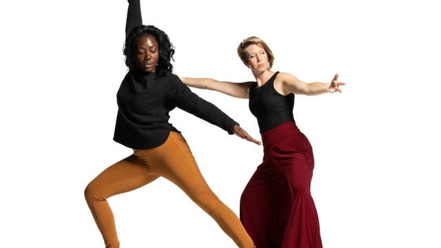 Dancers Christal Brown and Lida Winfield perform "Same but Different"