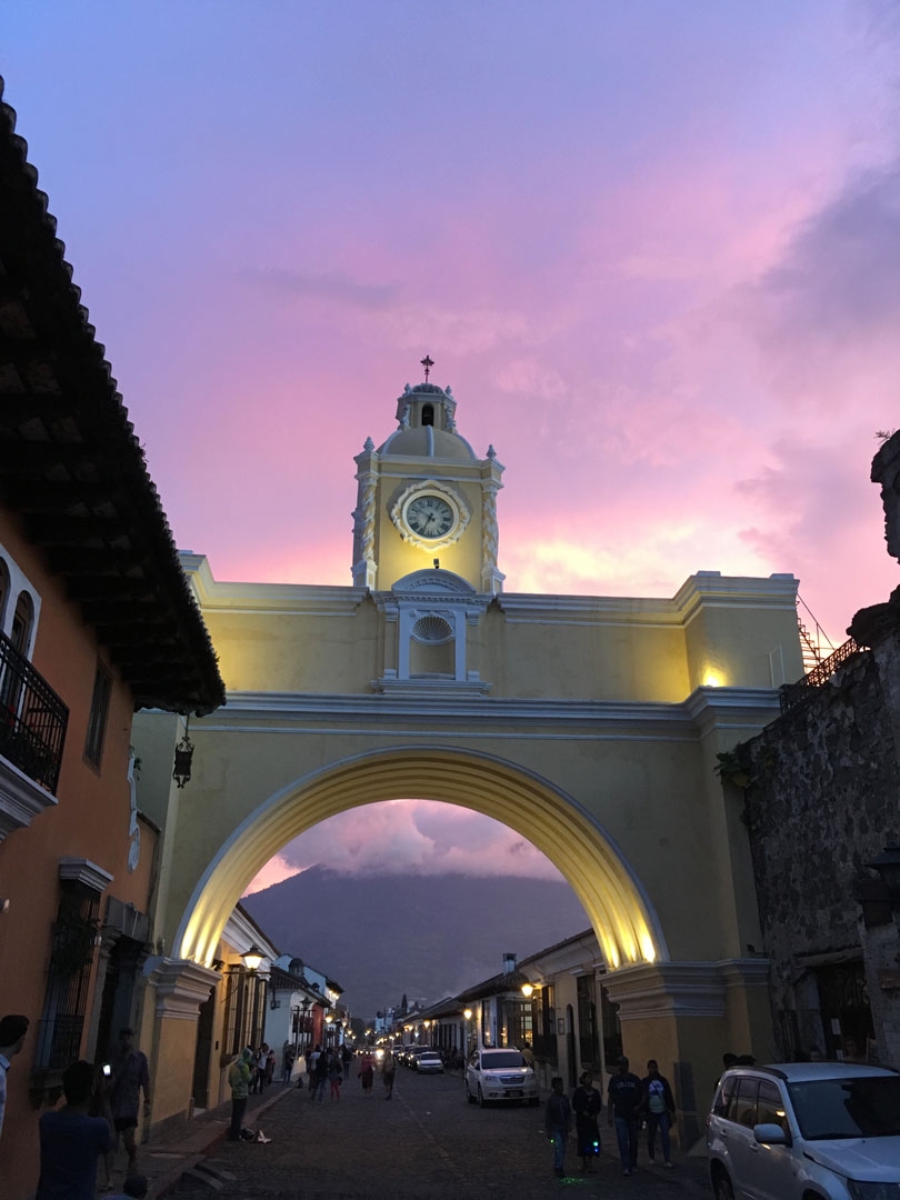 The Santa Catalina Arch in Antigua, Guatemala. Photo Brandon Baird.