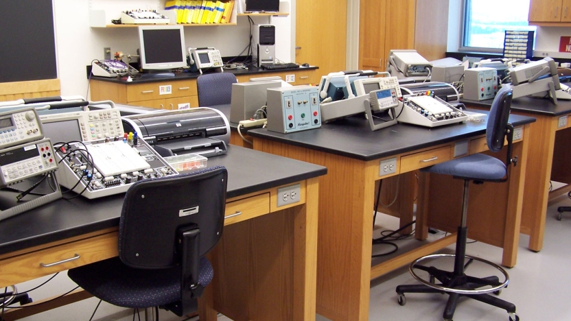 Electronics lab.