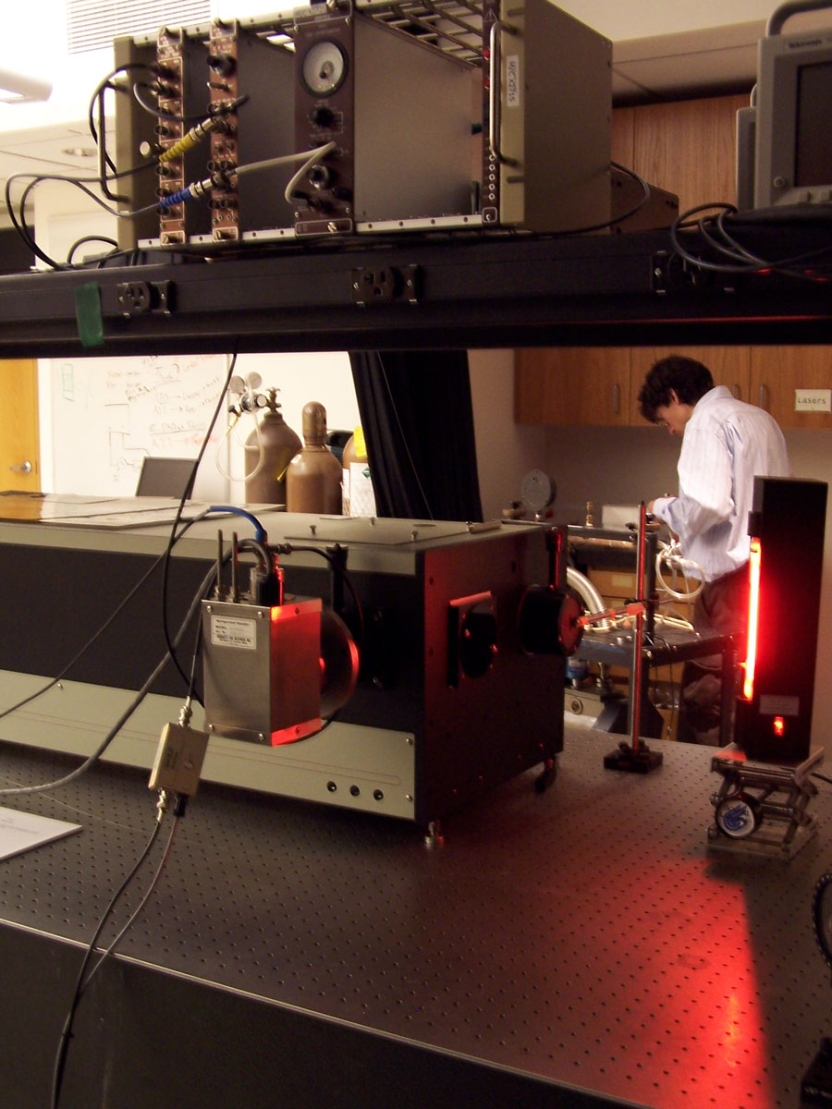 SPEX Spectrometer used for Hydrogen/Deuterium Lab, Fluorescence Lab, and Zeeman Lab