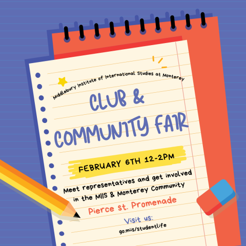 Information for the Club and Community Fair