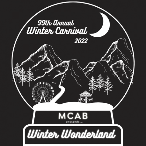 Snow globe of Winter Carnival activities