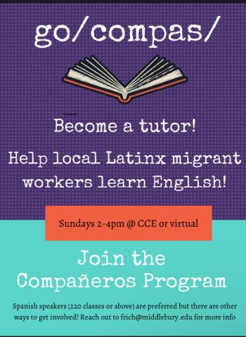 Juntos tutoring, with open book