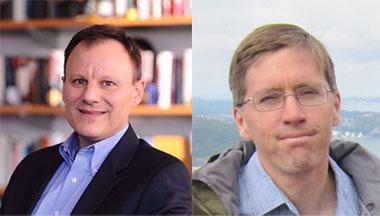 Combined picture of two men
