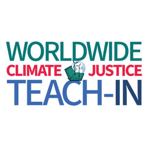 Worldwide Climate Justice Teach-In Poster