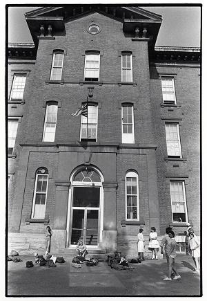 Image of a older brick building