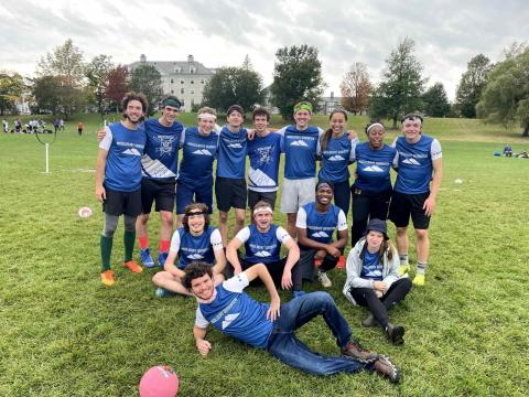 Photo of team members dressed in uniforms